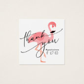 merci de votre achat rose flamingo (Devant)