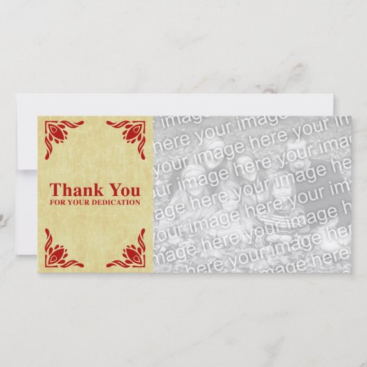 merci de votre dévouement (Devant)