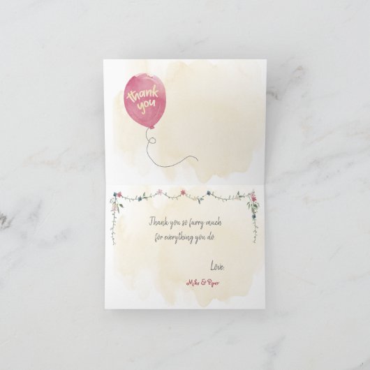 Merci de vous & Great Dane avec ballons (Intérieur)