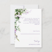 Merci de Wedding shower de message Lavender et Ivy (Devant)