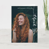 Merci Décontracté de script moderne de la photo d' (Devant)