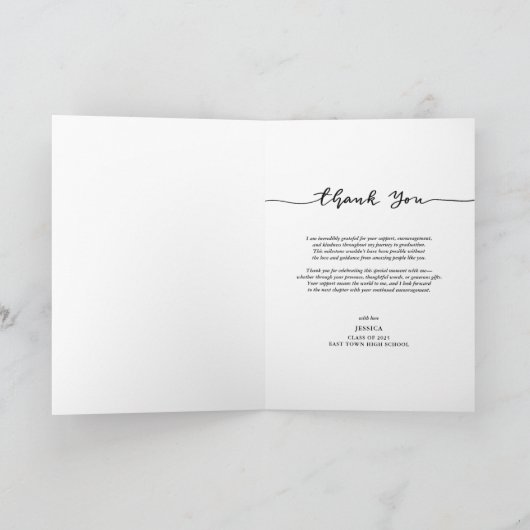 Merci Décontracté de script moderne de la photo d' (Intérieur)