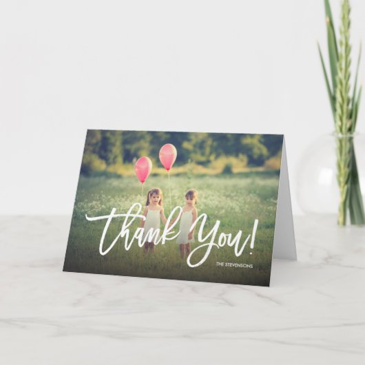 Merci d'écriture tendance Photo plein cadre (Devant)