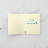 Merci d'édredon de bébé avec le vers (Intérieur)