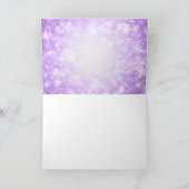 Merci Demoiselle d'Honneur Violet Paysage d'Hiver (Intérieur)