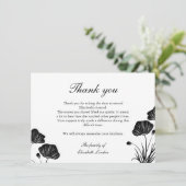 Merci d'enterrement de pavots noirs et cultivés (Debout devant)