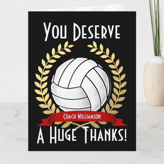 Merci d'entraîneur de volley-ball géant (Devant)