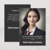 Merci d'entreprise (Devant / Derrière)