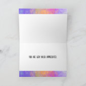 Merci d'entreprise Aquarelle colorée (Intérieur)