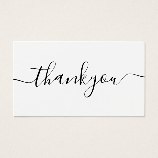 Merci D'Entreprise Minimal Moderne Pour L'Insertio (Devant)