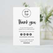 Merci D'Entreprise Minimal Moderne Pour L'Insertio (Debout devant)