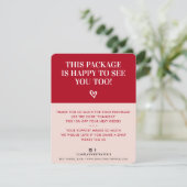 Merci d'entreprise minimaliste moderne audacieux r (Debout devant)