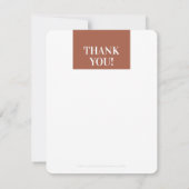 Merci d'entreprise moderne brun argile brun (Dos)