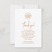 Merci d'entreprise moderne d'appréciation de la cl (Devant)