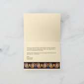 Merci d'entrevue d'emploi - Carte de note de virag (Intérieur)