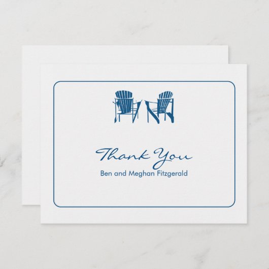 Merci des chaises Adirondack (Devant / Derrière)