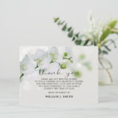 MERCI des orchidées blanches en sympathie (Debout devant)