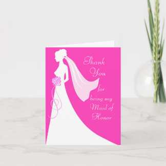 Merci d'être ma demoiselle d'honneur - Rose