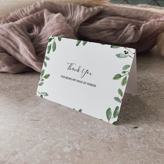 Merci d'être ma femme d'honneur Carte Mariage