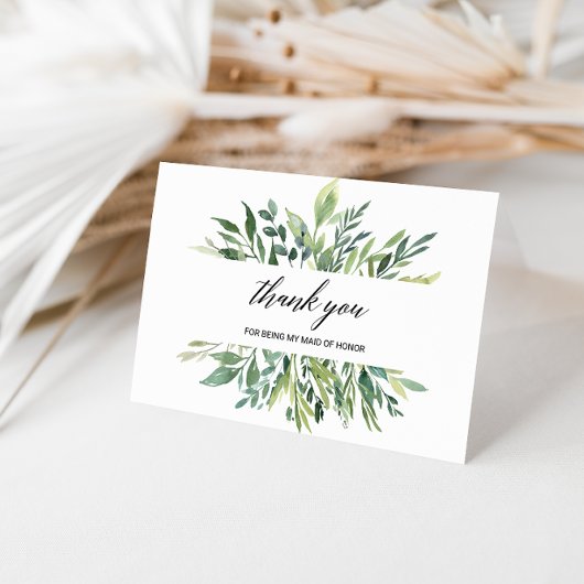 Merci d'être ma femme d'honneur Carte Mariage