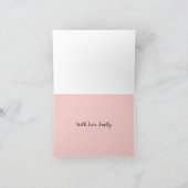 Merci d'être ma maman, carte de remerciement (Intérieur)