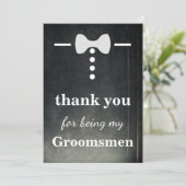 Merci D'Être Mes Groomsmans (Debout devant)