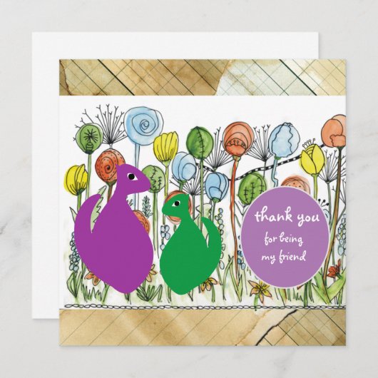 Merci d'être mon ami (Devant / Derrière)