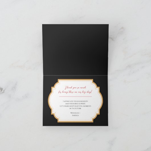 Merci D'Être Mon Épouse Mariage Gothique (Intérieur)