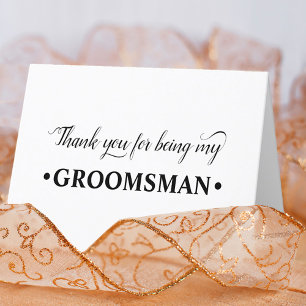 Merci d'être mon Groomsman Wedding Party