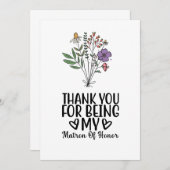 Merci d'être mon maître d'honneur (Devant / Derrière)