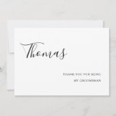 merci d'être mon mariage de toilettage moderne (Devant)