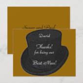 Merci d'être notre meilleur Modèle de carte Homme (Devant / Derrière)