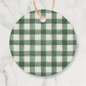 Merci d'être passé à l'automne Étiquette de faveur (Dos)