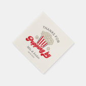 Merci d'être passé par ici Serviette en papier pop (Coin)