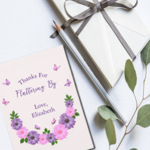 Merci d'être passés par Butterfly Bridal Shower