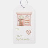 Merci D'Être Si Douce Étiquette Cadeau Snowman (Dos)