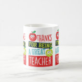 Merci d'être un grand enseignant Mug (Centre)