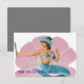 MERCI D'ÊTRE UN SOMBRE ! Sirène vintage (Devant / Derrière)