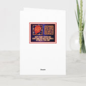 Merci d'être une grande carte mère pour la fête de (Dos)