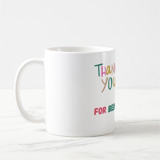 Merci D'Être Une Mug Enthousiaste (Gauche)