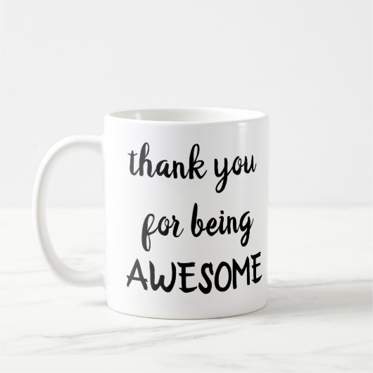 merci d'être une tasse AWESOME (Gauche)