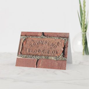 Merci d'être une telle brique - Carte de remerciem