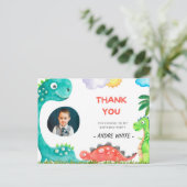 Merci d'être venu à ma fête d'anniversaire carte p (Debout devant)