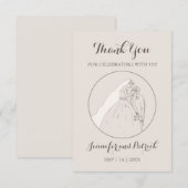 Merci d'être venu à notre mariage. Les amoureux s' (Devant / Derrière)