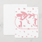 merci d'être venu après les fleurs de la fête (Devant / Derrière)