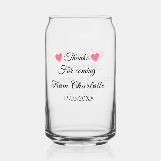 merci d'être venu nom du destinataire message text (Recto)