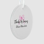 merci d'être venu nom du destinataire message text (devant)