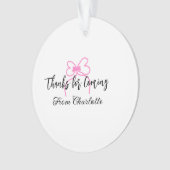 merci d'être venu nom du destinataire message text (devant)