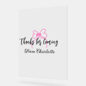 merci d'être venu nom du texte message arc rose f (Angle)