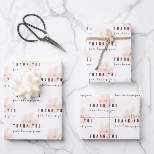 Merci D'Être Vous Enveloppant Des Feuilles De Papi (Recto)